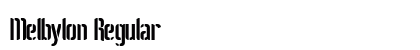 Melbylon Regular preview