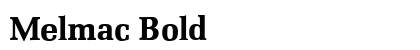 Melmac Bold preview