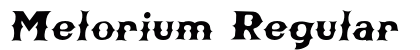 Melorium Regular preview