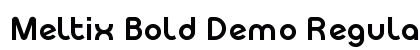 Meltix Bold Demo Regular preview