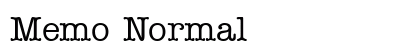 Memo Normal Preview