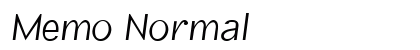 Memo Normal Preview