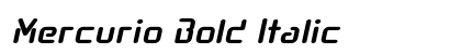 Mercurio Bold Italic Preview