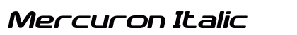 Mercuron Italic preview