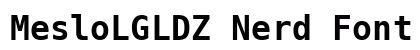MesloLGLDZ Nerd Font Mono Bold preview
