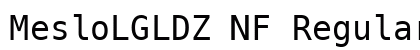 MesloLGLDZ NF Regular Preview