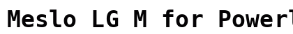 Meslo LG M for Powerline Bold preview