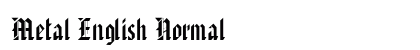 Metal English Normal preview