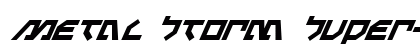 Metal Storm Super-Italic Italic preview