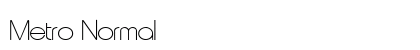 Metro Normal Preview