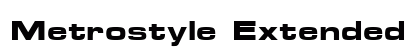 Metrostyle Extended Bold preview