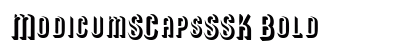 ModicumSCapsSSK Bold preview