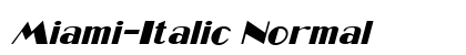 Miami-Italic Normal preview