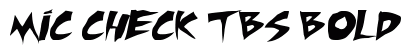 Mic Check TBS Bold preview