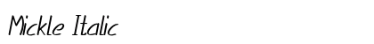 Mickle Italic Preview