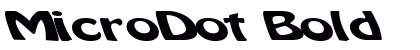 MicroDot Bold preview