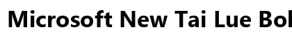 Microsoft New Tai Lue Bold preview