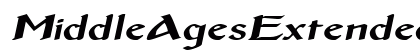MiddleAgesExtended Italic Preview