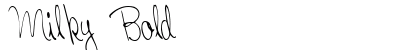 Milky Bold preview