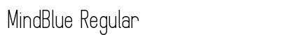 MindBlue Regular Preview
