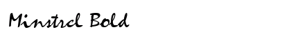 Minstrel Bold Preview