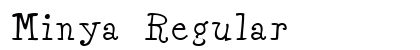 Minya Regular preview