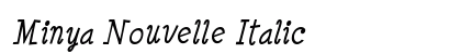 Minya Nouvelle Italic preview