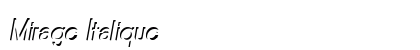 Mirage Italique Preview