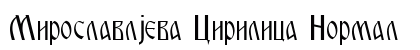Miroslavljeva Cirilica Normal preview