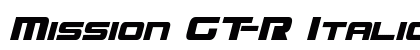 Mission GT-R Italic preview