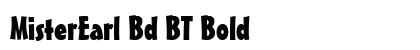 MisterEarl Bd BT Bold preview