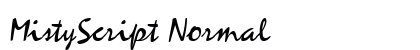 MistyScript Normal preview