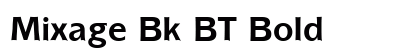 Mixage Bk BT Bold preview