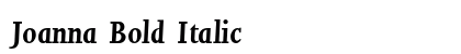 Joanna Bold Italic Preview