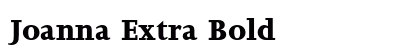 Joanna Extra Bold Preview