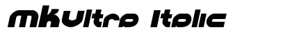 MKUltra Italic preview