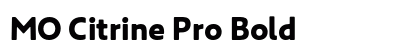MO Citrine Pro Bold preview