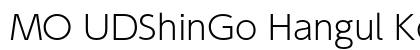 MO UDShinGo Hangul Ko2 L Preview