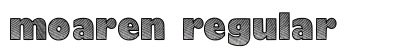 Moaren Regular preview