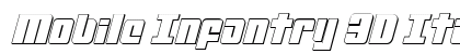 Mobile Infantry 3D Italic Italic preview