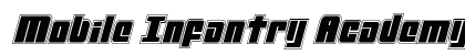 Mobile Infantry Academy Italic Italic preview