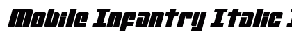 Mobile Infantry Italic Italic preview