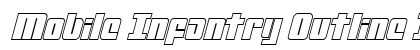Mobile Infantry Outline Italic Italic preview