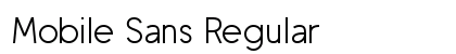 Mobile Sans Regular preview