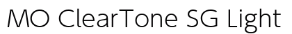 MO ClearTone SG Light Preview