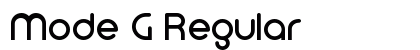 Mode G Regular preview