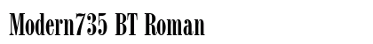 Modern735 BT Roman preview