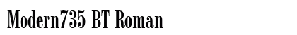 Modern735 BT Roman preview
