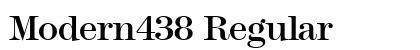 Modern438 Regular Preview