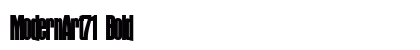 ModernArt71 Bold preview